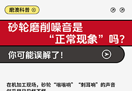 砂轮磨削噪音是“正常现象”吗？你可能误解了！